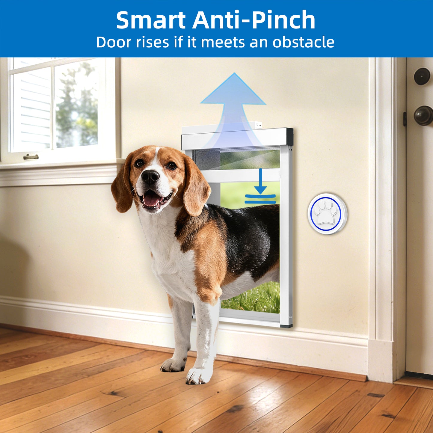TidyTechPet Smart Pet Door for Wall Mount | Standard Size