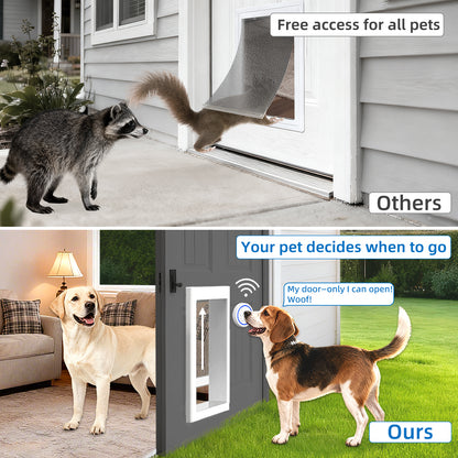TidyTechPet Smart Pet Door for Door Mount | Standard Size