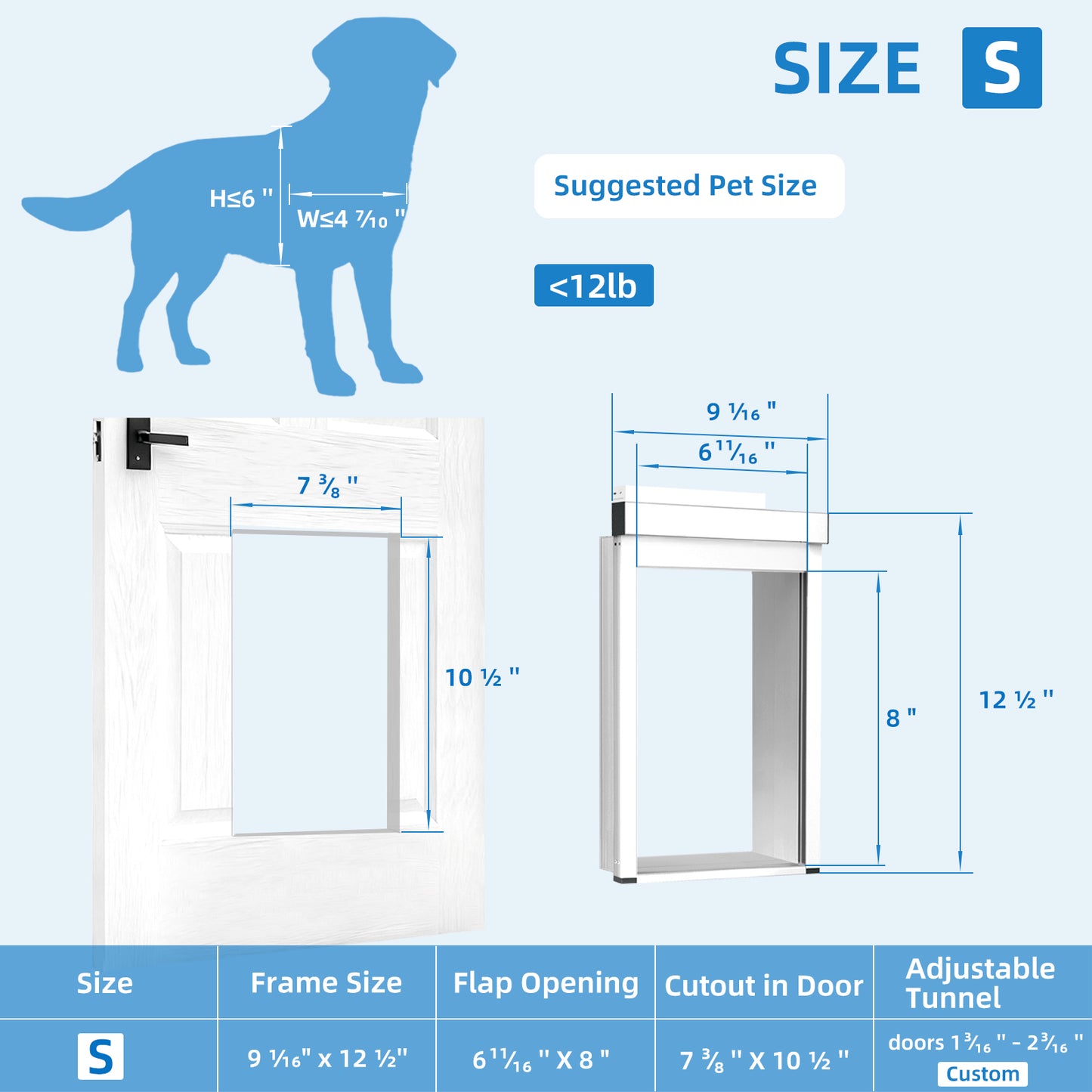 dog door for door