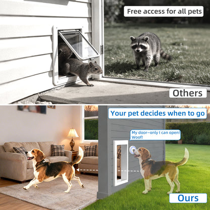 TidyTechPet Smart Pet Door for Wall Mount | Standard Size