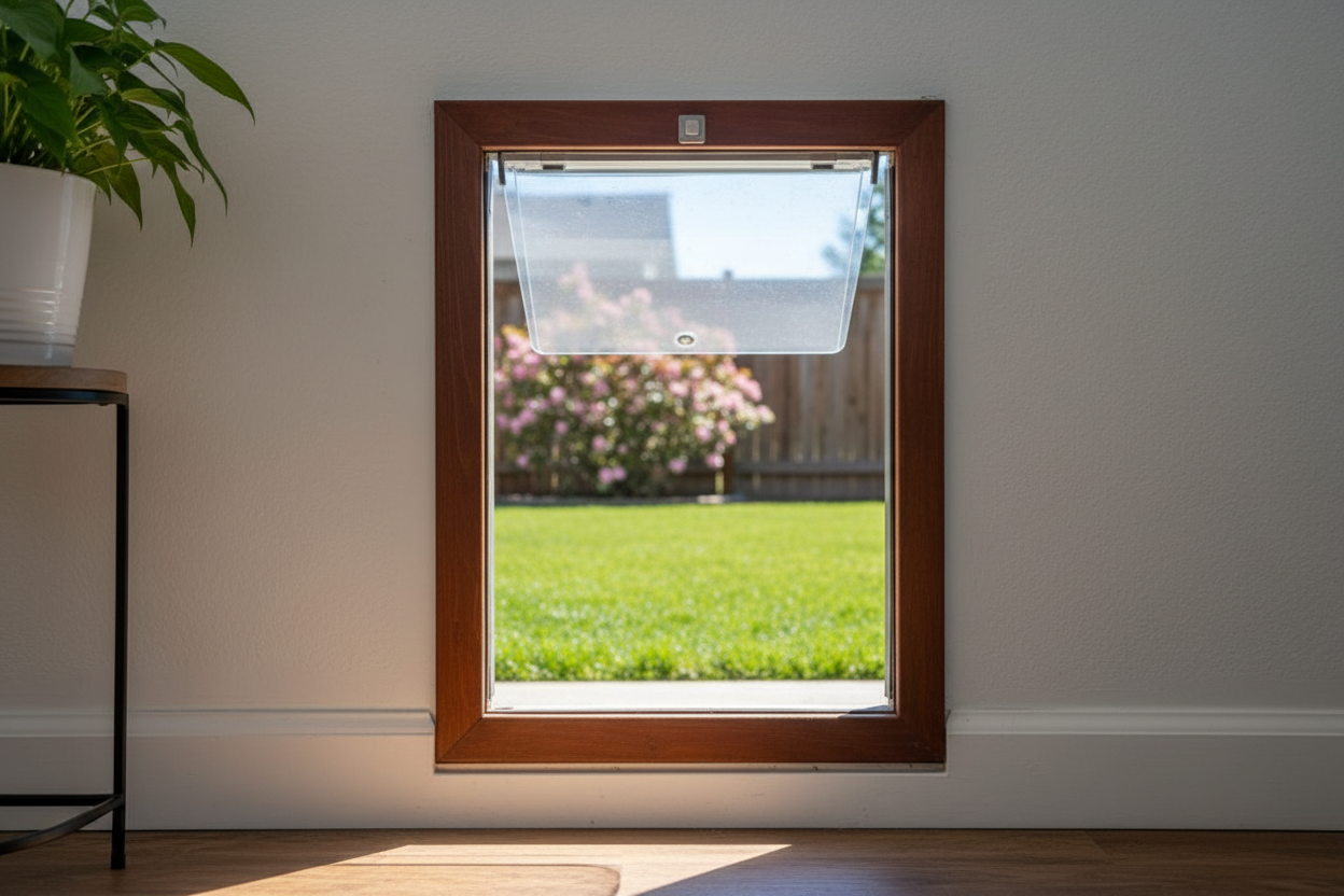 只保留一个狗门